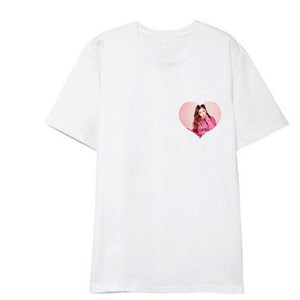 Blackpink Jisoo Heart With Picture T-shirt